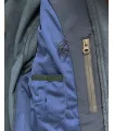 Internal Zip Pocket detail Navy Soft Shell Women