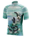 Kelp Gull Cycle Jersey by Australian Artist Kristy-Ann Duffy
