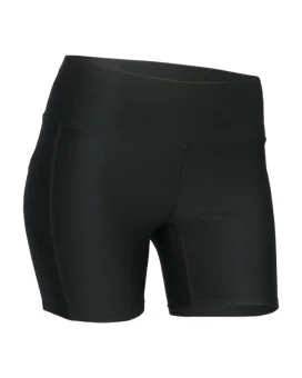 Pure Black Medium Rise Tights | Running Gear