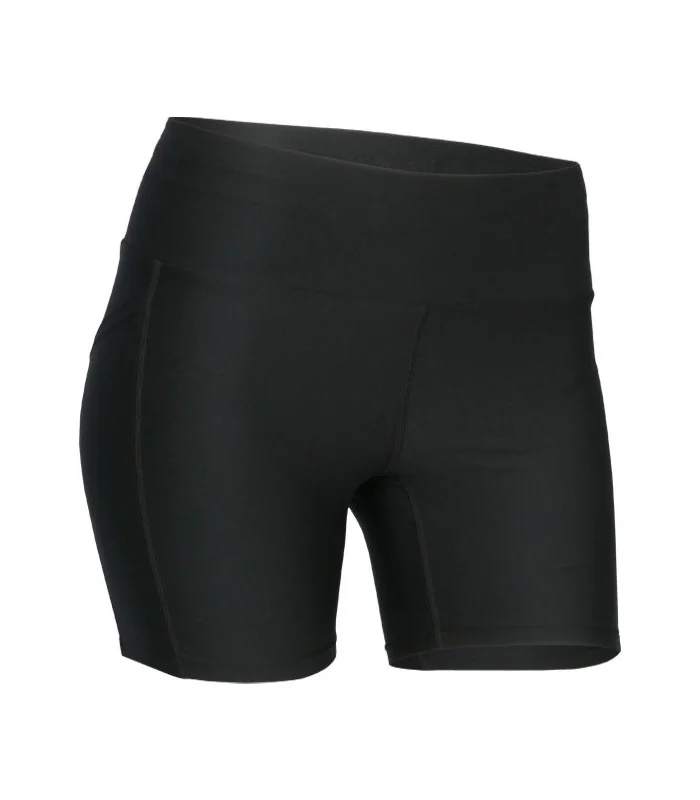 Pure Black Medium Rise Tights | Running Gear