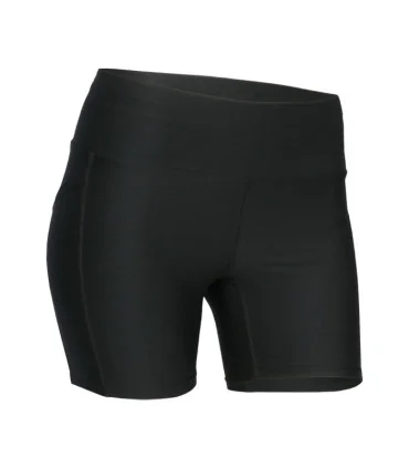 Pure Black Medium Rise Tights | Running Gear