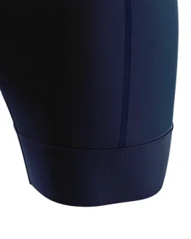 Navy Cycle Bib Shorts, Silicone Grip, Women