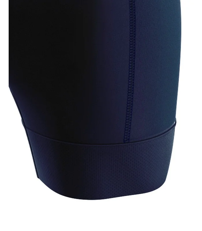 Navy Cycle Bib Shorts, Silicone Grip, Women