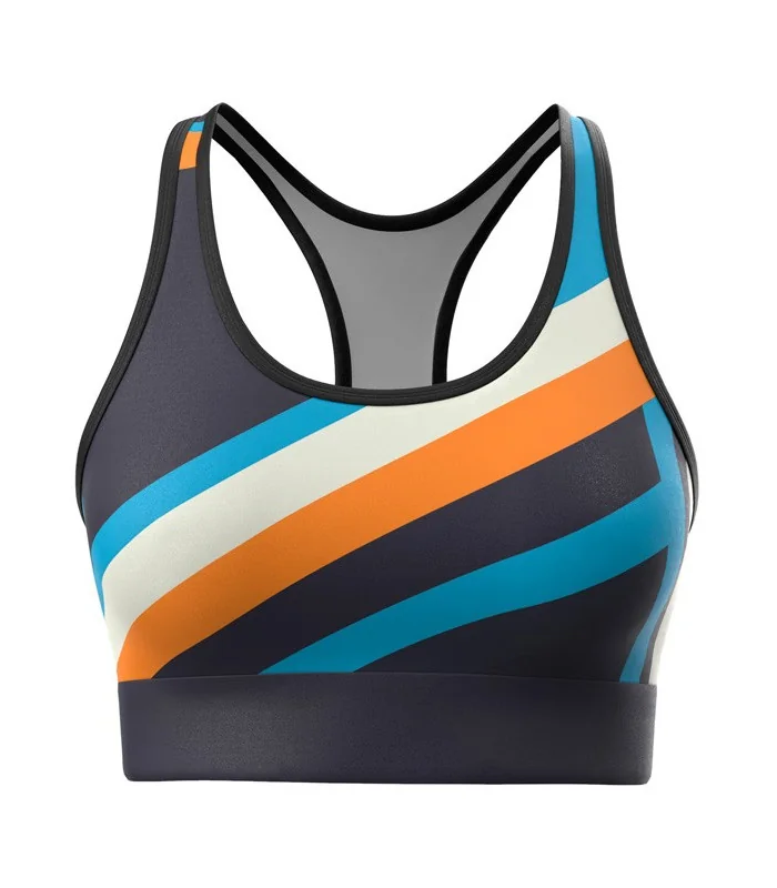 Flash Orange Crop Top, Racer Back - Women Clearance