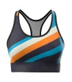 Women’s Running Crop Top – Flash Orange Racer Back