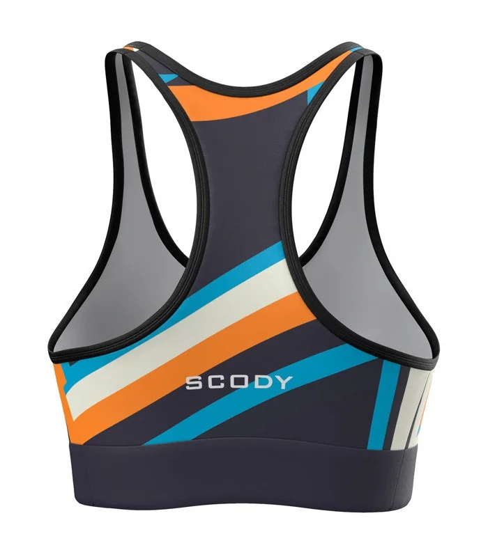 Flash Orange Crop Top, Racer Back - Women Clearance