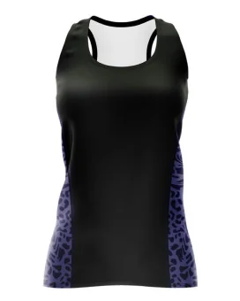 Leopard Active Singlet, Racer Back | Running Gear