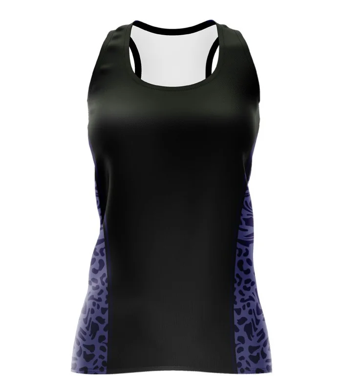 Leopard Active Singlet, Racer Back | Running Gear