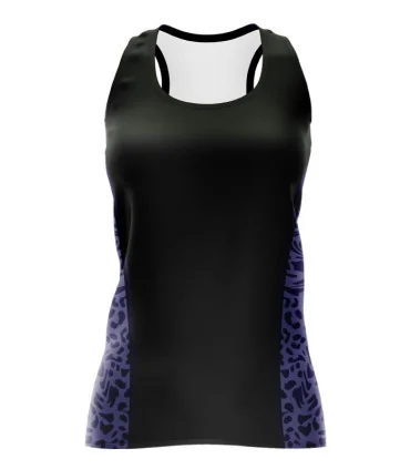 Leopard Active Singlet, Racer Back | Running Gear