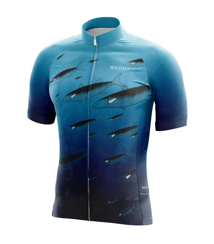 Mullet Run Relaxed Performance Cycle Jersey  by Australian Artist Paul Trotter