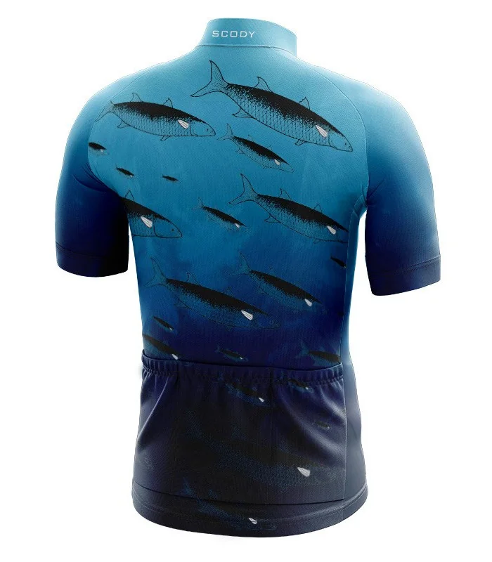 Mullet Run Relaxed Performance Cycle Jersey  by Australian Artist Paul Trotter