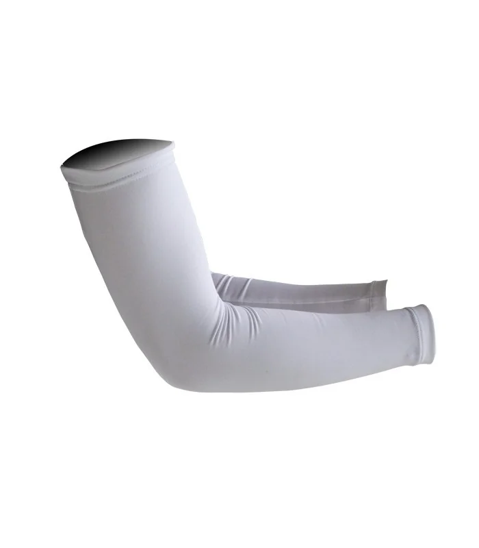 Pure White Unisex Sun Sleeves | Arm Warmers | Triathlon Gear | Cycling Clothing | Running Gear