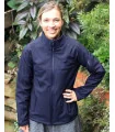 Scody Navy Soft Shell Jacket Women