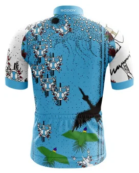 Crab Peleton Cycle Jersey by Paul Trotter - Australian Designer Series | Cycling Clothing