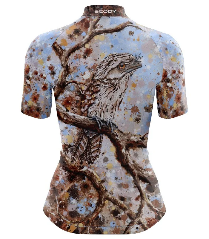 Choose Sleeve Performance Cycle Jersey - Tawny Frogmouth, Women