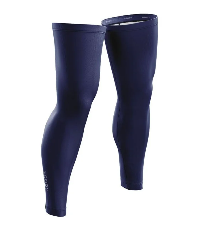 Solid Navy Thermo-fit Leg Warmers