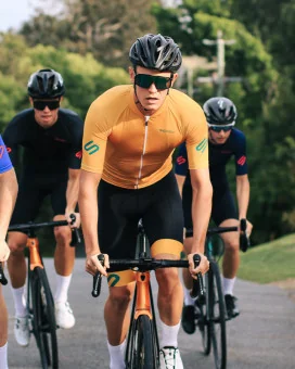Staple Satsuma Spritz Optimise Cycle Jersey and  Bibs | Cycling Clothing