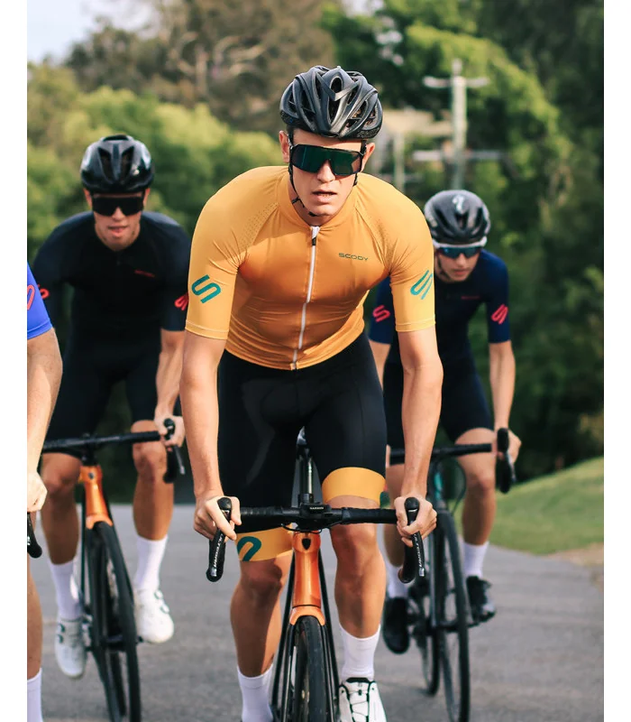 Staple Satsuma Spritz Optimise Cycle Jersey and  Bibs | Cycling Clothing