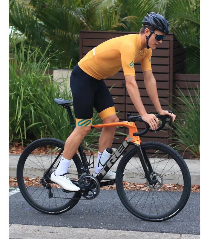 Staple Satsuma Spritz Optimise Cycle Jersey and  Bibs | Cycling Clothing