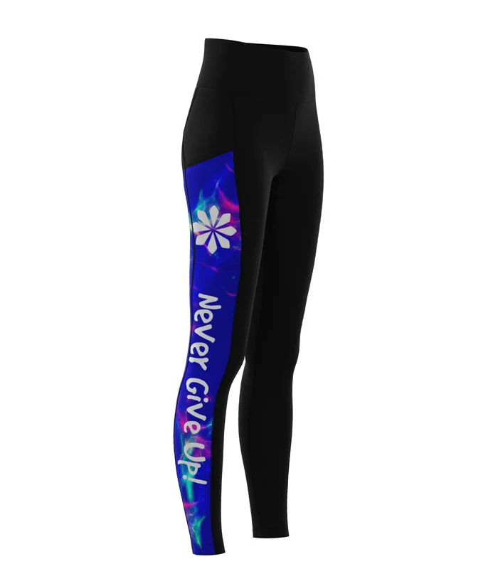 Full Length Made in Australia Technical Sports Lycra Tights with phone pockets