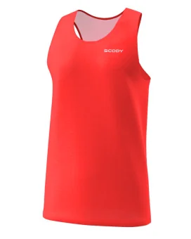 Staple Red ultra light Run Singlet, | Activewear Running Gear