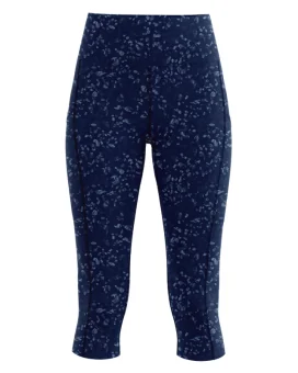 Dream 3/4 Length Made in Australia Technical Sports Lycra Tights with phone pockets | Running Wear