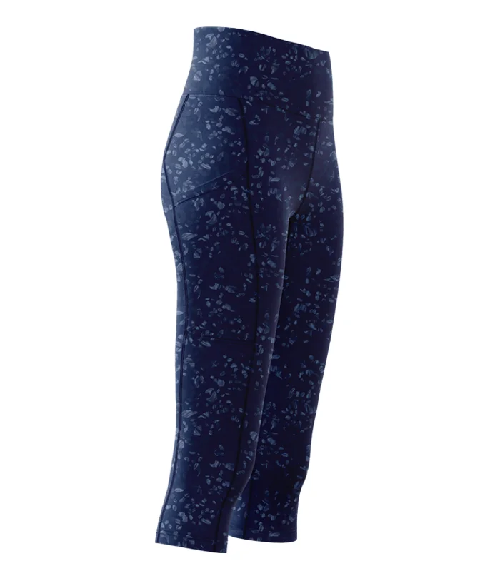 Dream 3/4 Length Made in Australia Technical Sports Lycra Tights with phone pockets | Running Wear