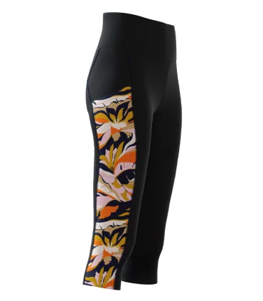 Mahalo 3/4 Length Made in Australia Technical Sports Lycra Tights with phone pockets