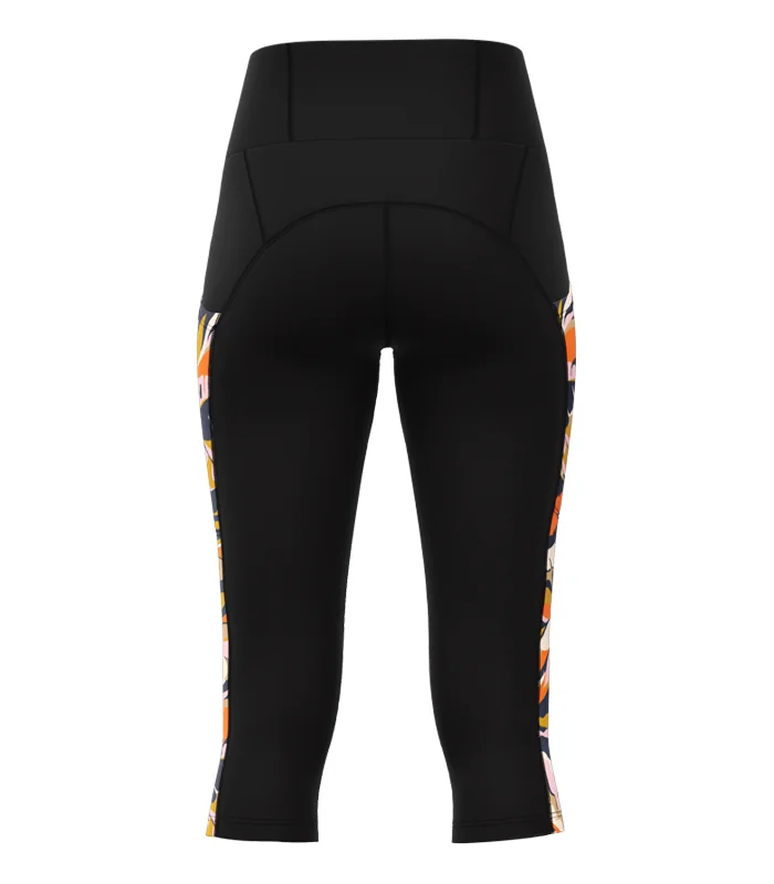 Mahalo 3/4 Length Made in Australia Technical Sports Lycra Tights with phone pockets