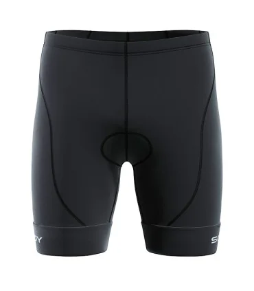 Black Triathlon Shorts with mesh pockets - Men | Triathlon Gear
