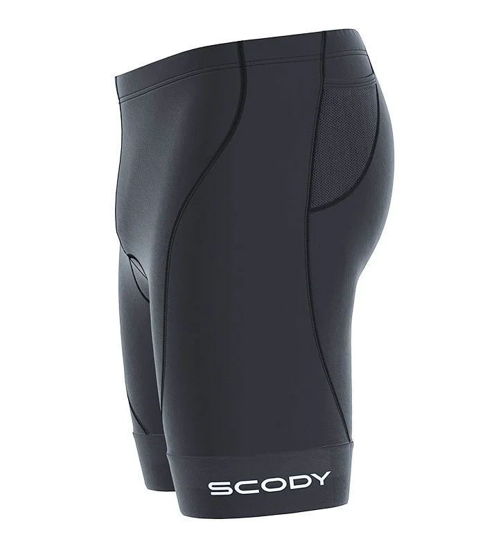 Black Triathlon Shorts with mesh pockets - Men | Triathlon Gear