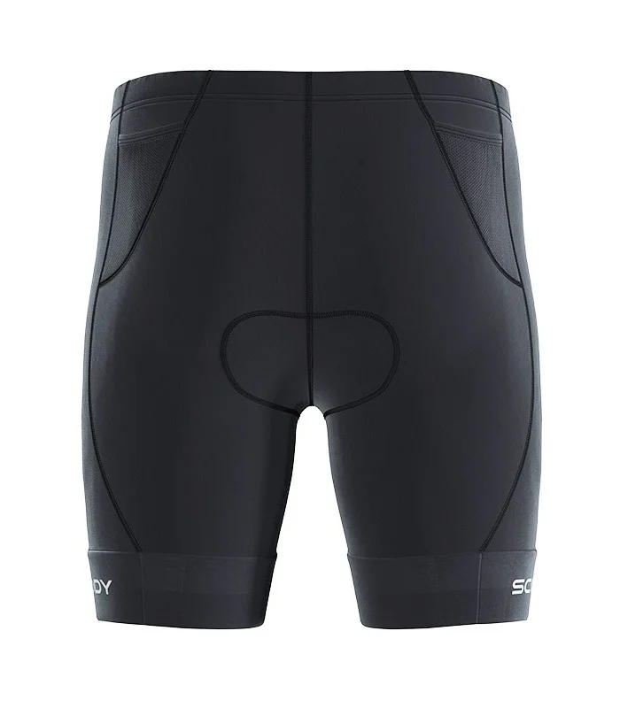 Black Triathlon Shorts with mesh pockets - Men | Triathlon Gear