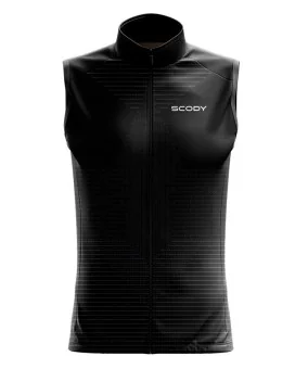 Black Cycle Wind Vest - Lightweight | Men Cycling Clothing