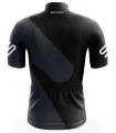 Black Cycle Jersey with Grey Slide detail | Cycling Clothing