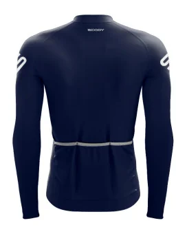 Optimise Long Sleeve Cycle Jersey - Staple Navy, Men