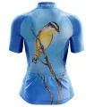 Australian Artist Cycle Jersey featuring a bright Pardalote perched on a branch against the blue Australian sky | Cycling Gear