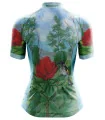 Australian Artist Cycle Jersey featuring a Waratah on an Australian Landscape | Cycling Gear