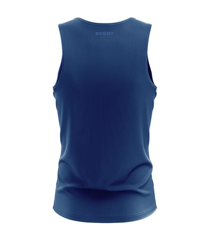 Run Singlet, Ultra Light Weight, Loop Blue - Men