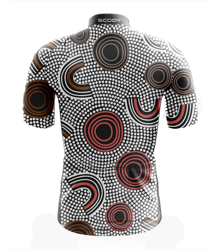 Custodians of the Land  Mens Cycling Jersey Australian Made Danielle Leedie Gray | Cycling Jersey