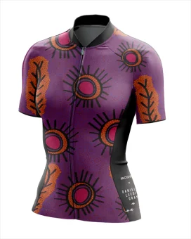 Gumbi Gumbi Womens cycling jersey by Danielle Leedie Gray made in Australia | Cycling Jersey