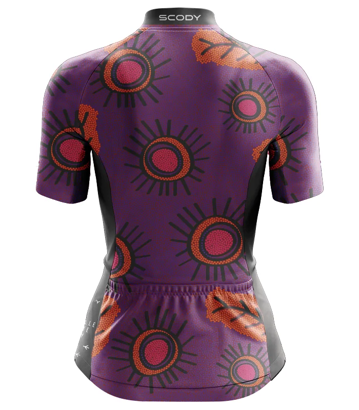 Gumbi Gumbi Womens cycling jersey by Danielle Leedie Gray made in Australia | Cycling Jersey