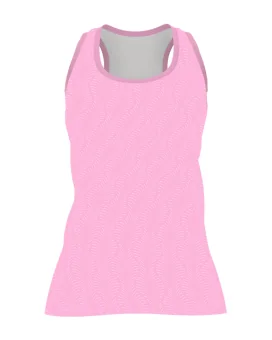 Run Singlet, Fern Pink