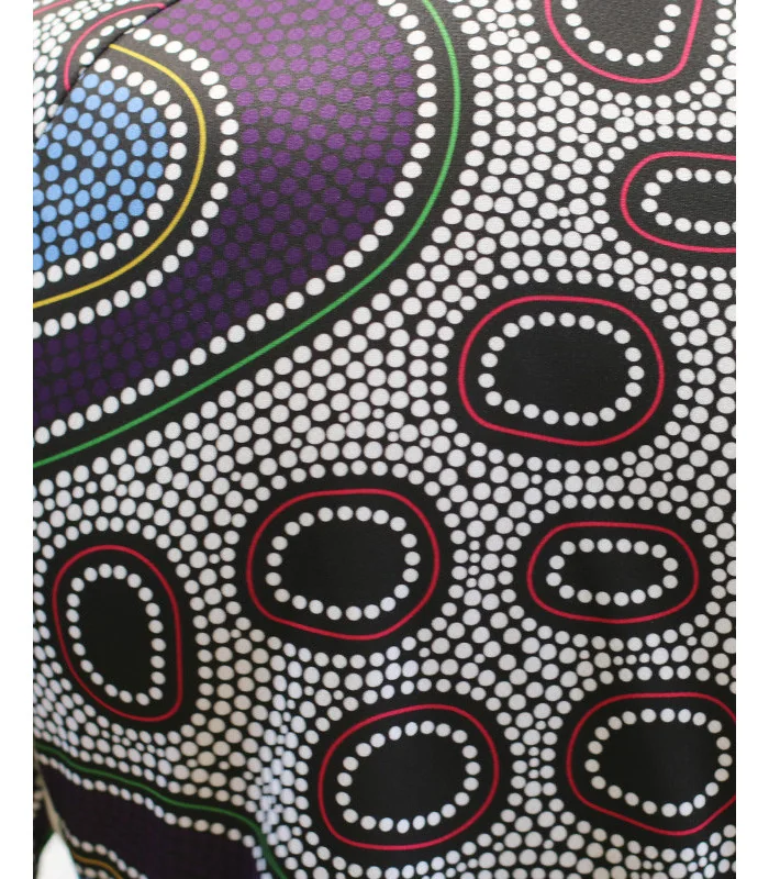 Family Mens Cycling Jersey Australian Made Danielle Leedie Gray Detail| Cycling Gear