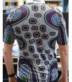 Family Mens Cycling Jersey Australian Made Danielle Leedie Gray back | Cycling Gear