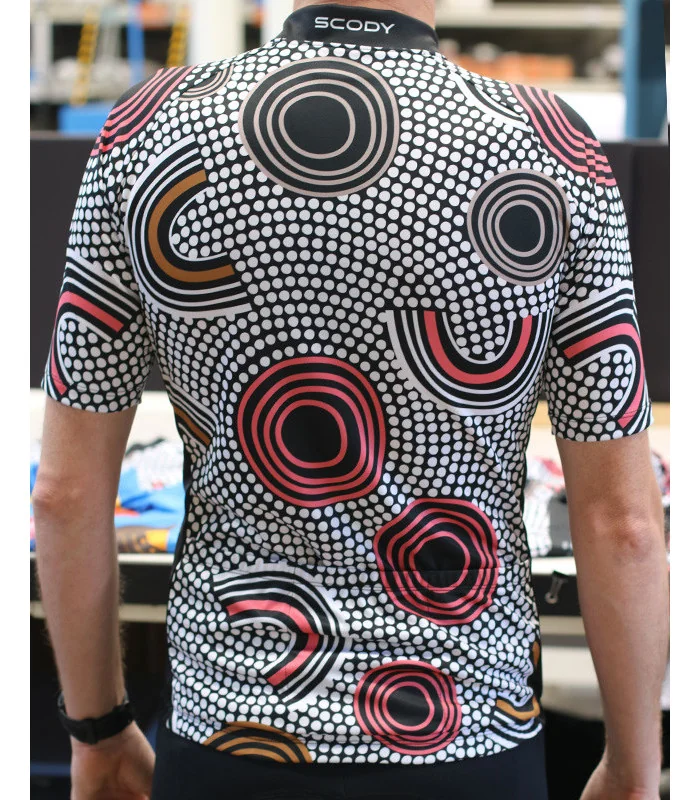 Custodians of the Land  Mens Cycling Jersey Australian Made Danielle Leedie Gray | Cycling Jersey