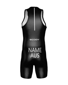 WT Compliant Named Triathlon Suit, Swim Optimised, Black
