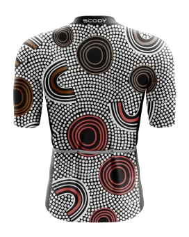 Custodians of the Land  Mens Cycling Jersey Australian Made Danielle Leedie Gray | Cycling Jersey
