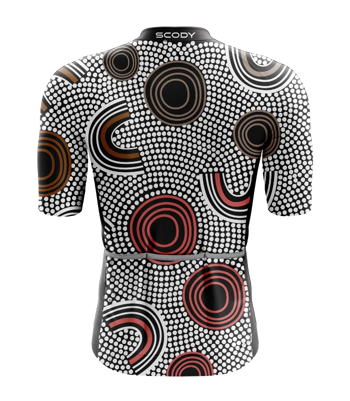 Custodians of the Land  Mens Cycling Jersey Australian Made Danielle Leedie Gray | Cycling Jersey