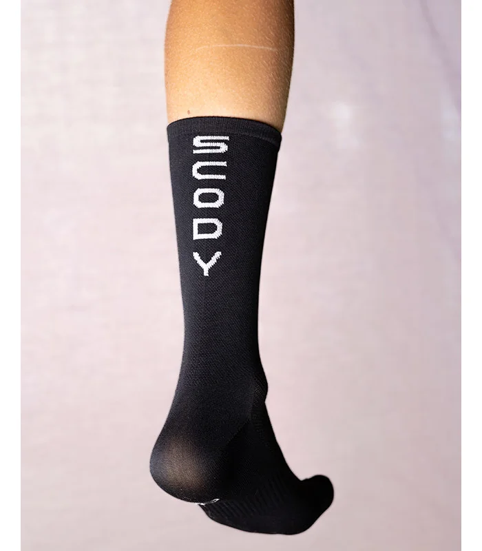 Scody Black Cycling Socks - Unisex