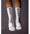 SCODY White Cycling Socks - Unisex | Lightweight & Breathable